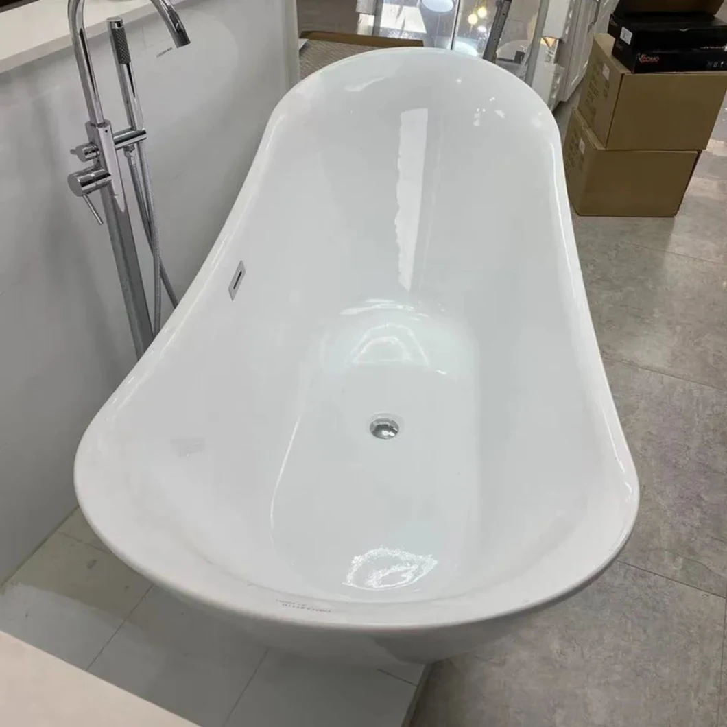 Freestanding Acrylic Bathtub with E0 Environmental Protection Level for Five Star Hotel