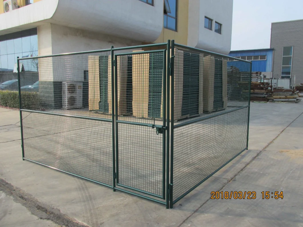 Modular Walk in Welded Outdoor Large Dog Kennel Runs with Gates 4X8