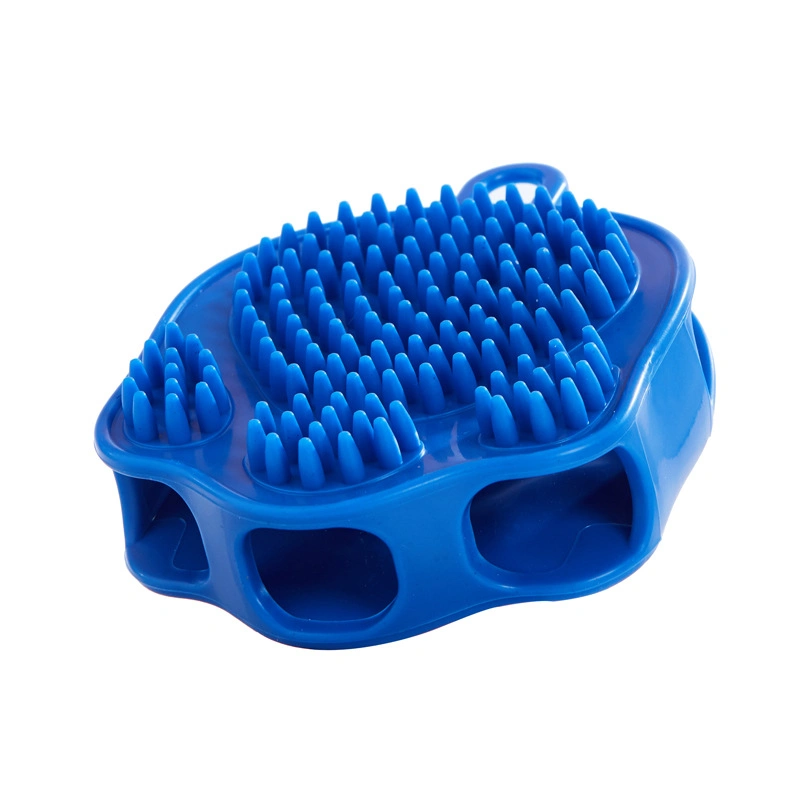 Bathroom Dog Bath Brush Massager Gloves Soft Safety Silicone Comb Pet Accessories Grooming Tool