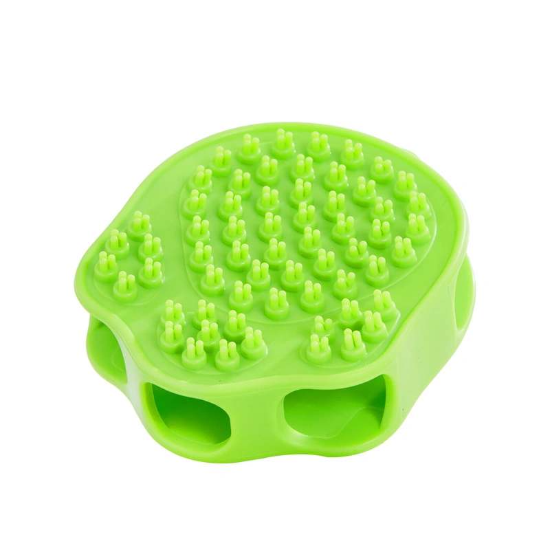 Bathroom Dog Bath Brush Massager Gloves Soft Safety Silicone Comb Pet Accessories Grooming Tool