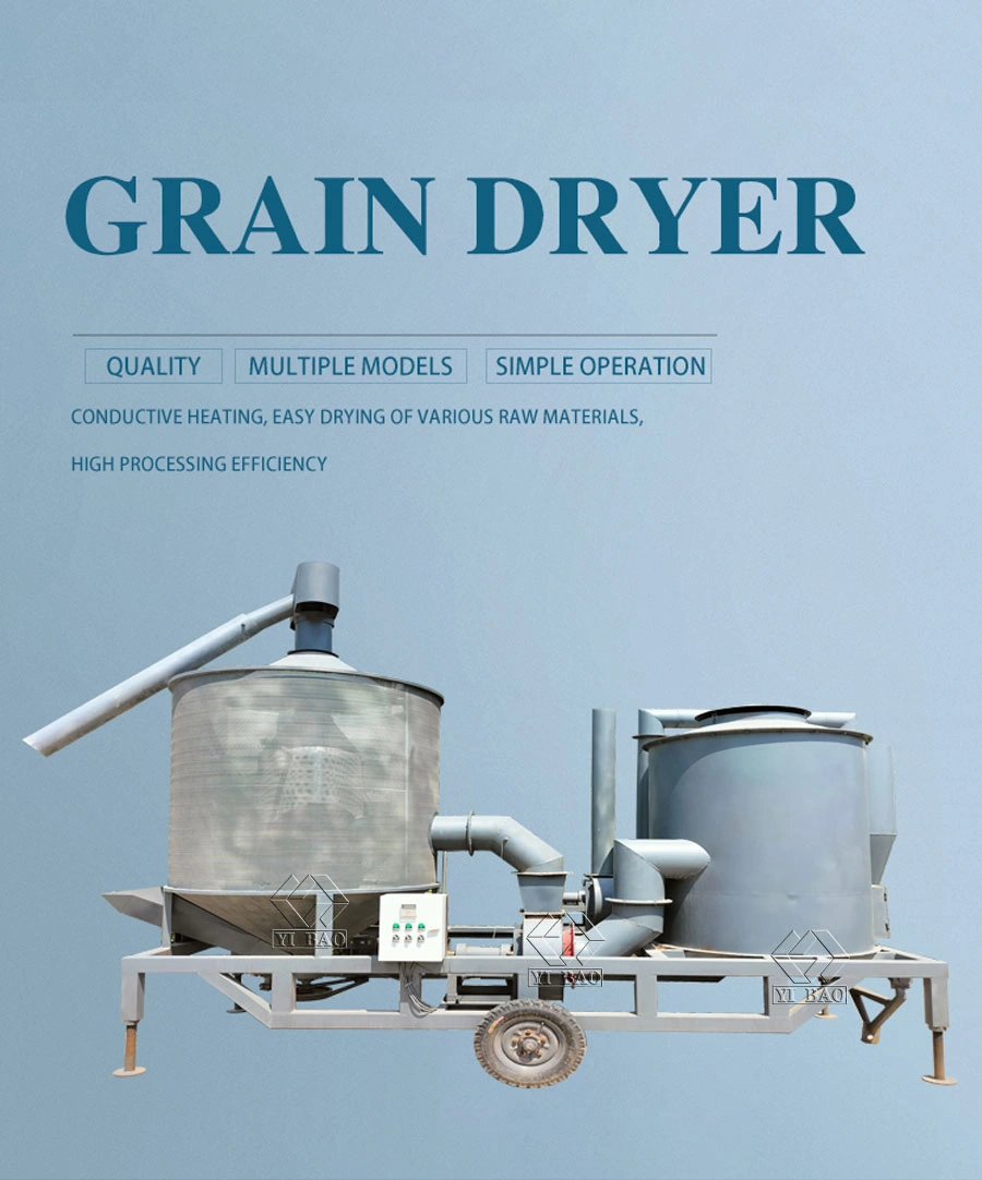 Mobile 10 Ton Circulating Peanut Wheat Corn Grain Dryer Machine Drying Machine Prices
