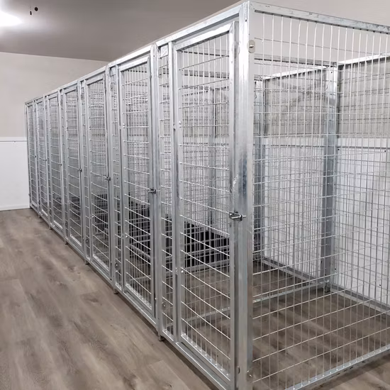 Galvanized Steel Modular Dog Kennels for Sale / Welded Wire Dog Kennel.