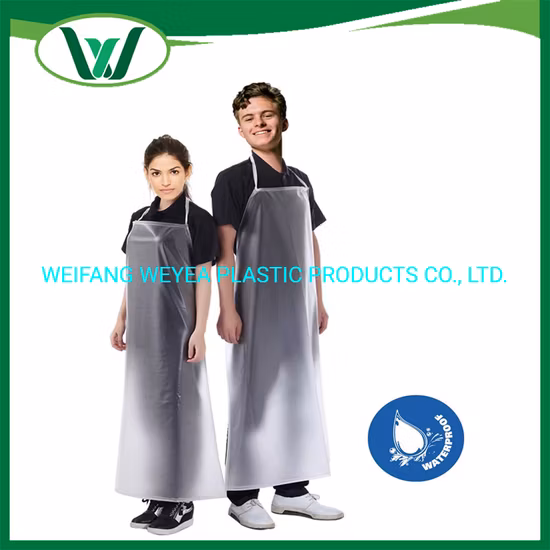 Waterproof Plastic Apron Transparent PVC, Keeps You Clean and Dry When Dishes Washing Kitchen Cooking Lab Work Butcher Dog Grooming Cleaning
